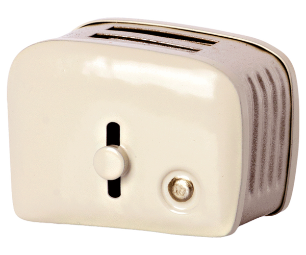 Maileg brødrister - miniature toaster & bread - off white